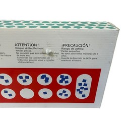 IKEA LATTJO Kalaha Mancala Board Game Kids Unisex OS Wood Red Blue 703.022.40