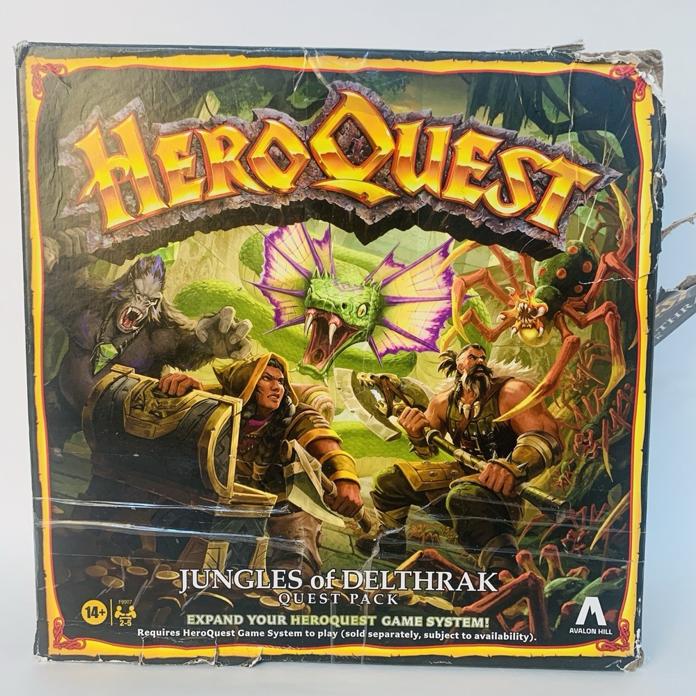 Hero Quest, Jungles Of Delthrak Quest Pack, Avalon for 14 years and older , Good