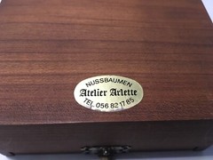 Vintage Elimination Puzzle Game Wooden Box Pegs Atelier Arlette Germany Floral