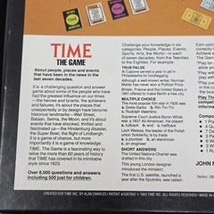 Vintage TIME: The Game – Trivia Board Game (1983) – Over 8,000 Questions