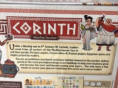 ‘CORINTH’ New Game By Sebastien Pauchon. Published by Days Of Wonder, c.2019