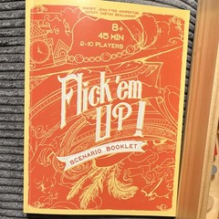 Flick ’em Up! Board Game Original Wooden Crate Version 2015 2-10 8+ Complete