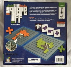 Gamewright City Square Off Strategy Planning Head-to-Head Board Game Complete