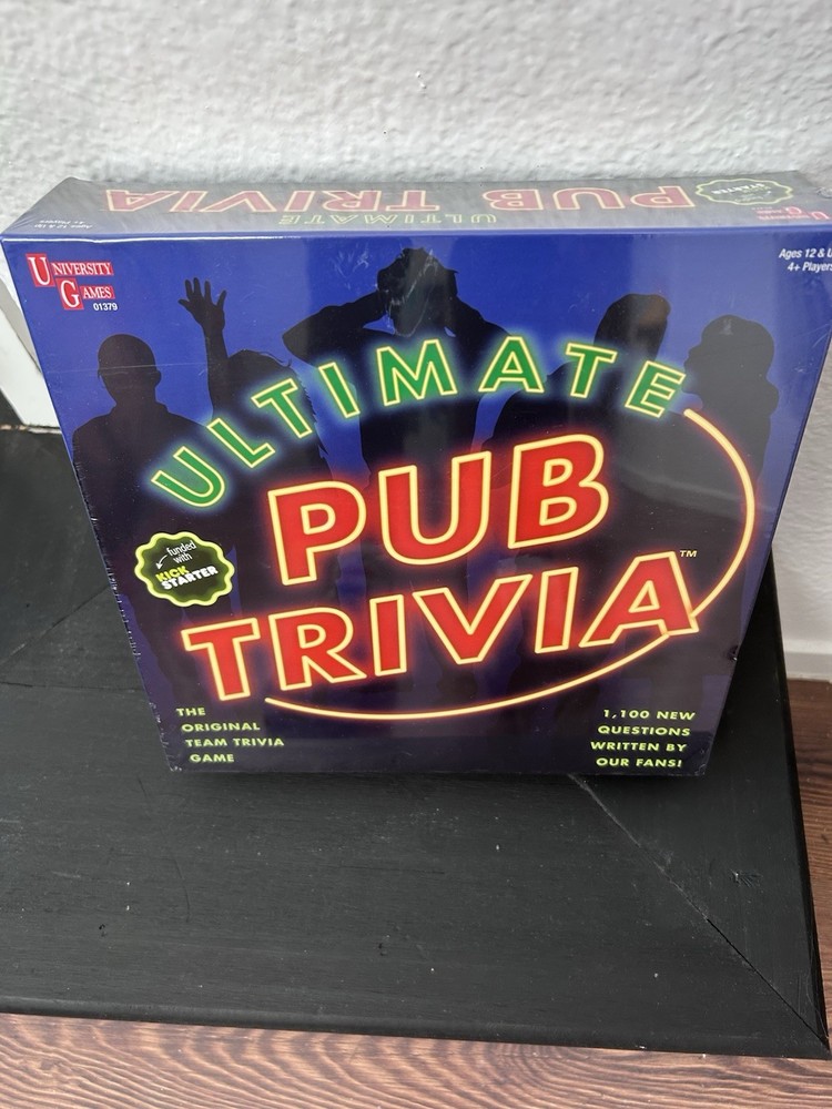 Ultimate Pub Trivia Board Game University Games – 100 Questions, Team Trivia New