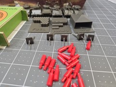 Parts 1975 Vintage Tank Battle Game by Milton Bradley 85% Of Parts Only #4508
