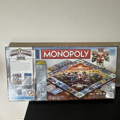 Power Rangers Monopoly Game 20th Anniversary Rare Hasbro Red Ranger Edition