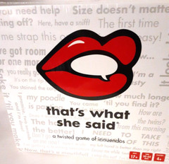That’s What She Said The Party Game Twisted Innuendos Board Game-New Game Night