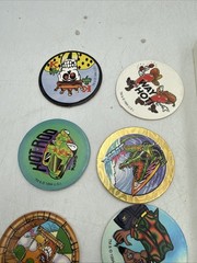 Vtg 1994 World POG Federation Micro Tournament Game Pack Case Board Lot 28