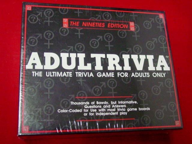 TDC Games – ADULTRIVIA – 90’s Edition – Ultimate Trivia Game For Adults (SEALED)