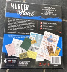 Murder At the motel Board game New Sealed Box Fun family night Mystery