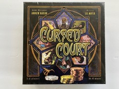 Cursed Court, Atlas Games. AG1400. Strategy Wager Board 2-6 Players 30-45 Mins.
