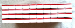 Simgoing Floral Luxury American Mahjong Set 160 Engraved Acrylic Tiles Red Backs