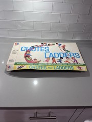 Milton Bradley Chutes and Ladders Board Game 1970 2+ Players Ages 4-10 4555