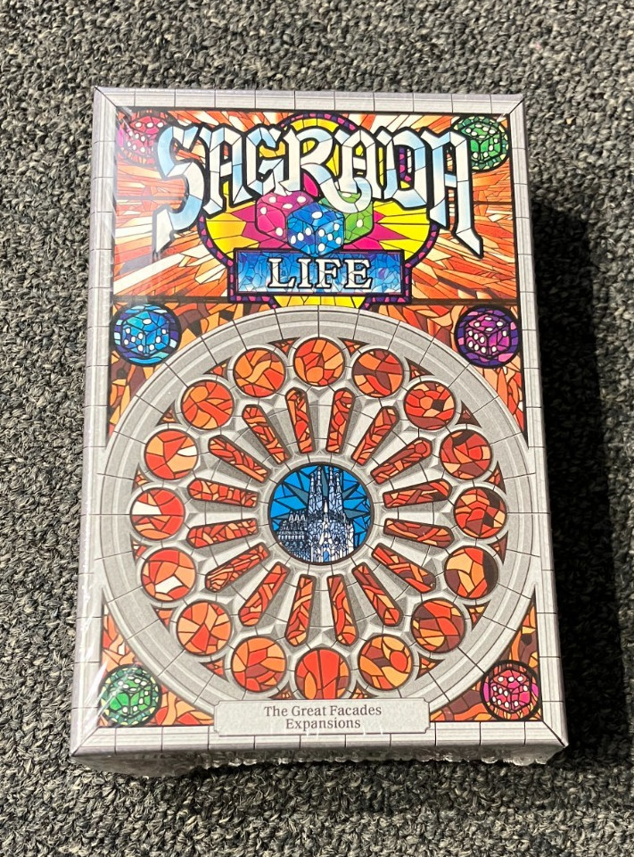 NEW Sagrada LIFE Expansion Floodgate Games Great Facades Familia OOP FREE SHIP