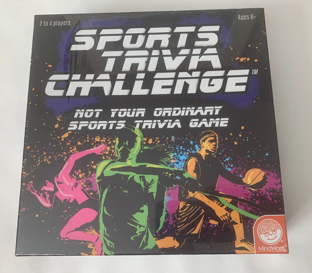 MindWare Sports Trivia Challenge Board Game Ages 8+ Brand New Sealed in Box