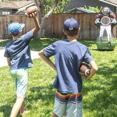 Portable Inflatable Football Challenge with Scoreboard – Perfect for Parties
