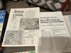 SPI Wargame Jackson at the Crossroads & The Battle of Corinth Box 1981