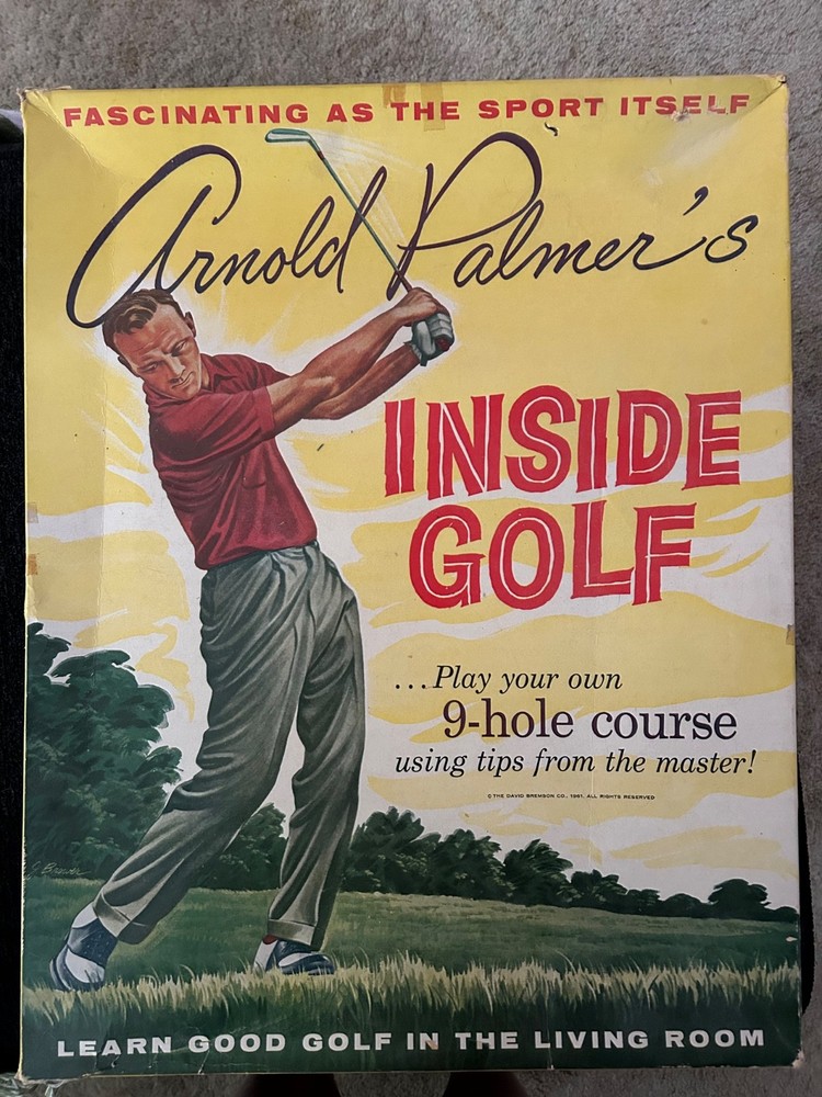 1961 Arnold Palmer’s Inside Golf Learn Good Golf In Your Living Room Game