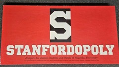 Stanfordopoly ~ Stanford University Board Game Monopoly Vintage Complete VG Cond