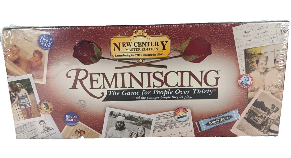 NEW Reminiscing Game The Game for People over 30 Master Edition Sealed
