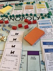 Vintage 1961 Monopoly Board Game Parker Brothers Classic Original COMPLETE Set