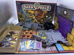 Vintage 1992 Mattel Dark World Board Game READ