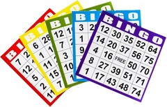 Bingo Paper Game Cards – 1 Card – 100 Books of 5 Sheets