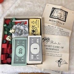 Vintage Monopoly Collection Lot 1930s Parker Bros Sets + 1970s Complete Game