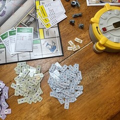 MONOPOLY Secret Vault Board Game Cat Dinosaur 99% Complete Missing Dice