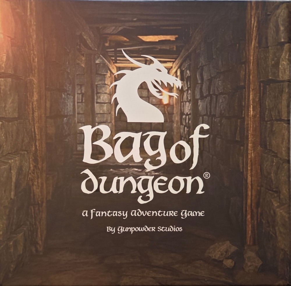 Bag of Dungeon Board Game + Legends Expansion Gunpowder Studios Complete (LOT)
