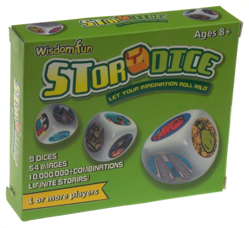 Story Dice 9 Voyages Storytelling Cubes Gift Stories Travel Party Game Education