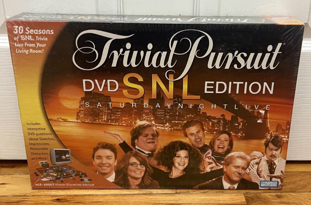 NEW-2004 Trivial Pursuit SNL DVD Edition Saturday Night Live Trivia Board Game!