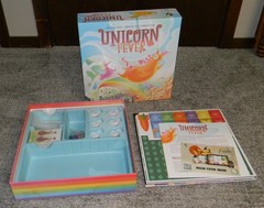 Unicorn Fever – Wacky Racing, Board Game – NEW – Open Box
