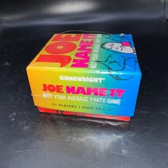 Sealed Joe Name It Party Game Gamewright Ages 12 & Up 2+ Players Die & Cards NIB
