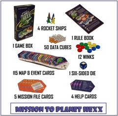 Mission to Planet Hexx Board Game – Core Game Kickstarter Version 2.0