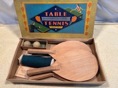 Antique 1920/1930’s TABLE TENNIS – Marks Brothers Co. Boston. In box.