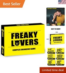 Couple Drinking Game for Date Night to Your Freak, Fun Couple Game for Roman…