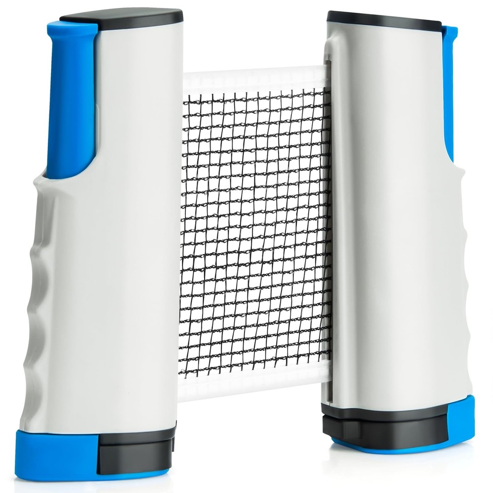 Retractable Ping Pong Net, Upgrade Table Tennis Net Stands Upright Without Sa…