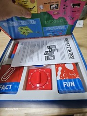Great States Board Game Trivia Geography 2-6 Player 7+ Years