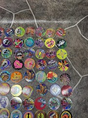 Lot of 106 Various Brands Pog , Slammer Whammers , Cybot Kaps