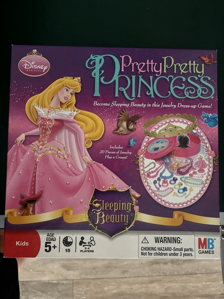 100% PRETTY PRETTY PRINCESS Sleeping Beauty Edition Disney Game Complete 2008