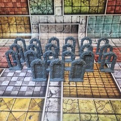 HEROQUEST Complete DOOR Set NEW!! D&D Dungeon Terrain Lot DND Miniatures