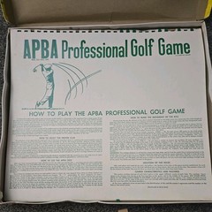 APBA Professional Golf Game 32 Holes, Vintage PGA Course Design Lots Of Pieces