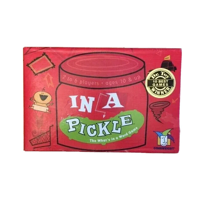 Card Game In A Pickle Creative Thinking Family Fun Game Complete