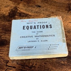 Vintage WFF’N PROOF Equations The Game Of Creative Mathematics Layman Allen