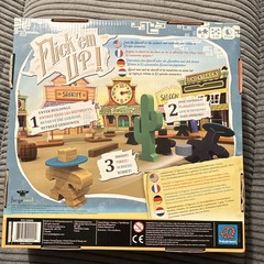 Flick ’em Up! Board Game Original Wooden Crate Version 2015 2-10 8+ Complete