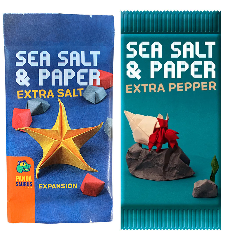 Extra Salt & Extra Pepper Expansion Set Sea Salt & Paper Card Game Pandasaurus