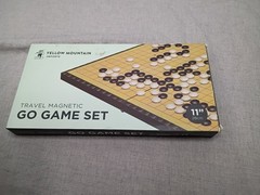 Go Game Set Yellow Mountain Imports 11″ Travel Magnetic 19 X 19