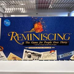 REMINISCING BOARD GAME FOR PEOPLE OVER THIRTY NOSTALGIA YEARS 1939-1989