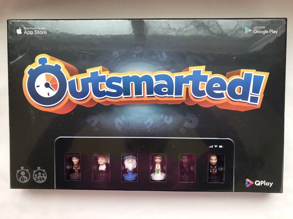 Outsmarted! – The App-connected Quiz Show Board Game – Kids Teens Adults